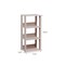 IRIS USA 3 Shelf Open wood toned Shelving Rack Unit, Brown/Light Brown